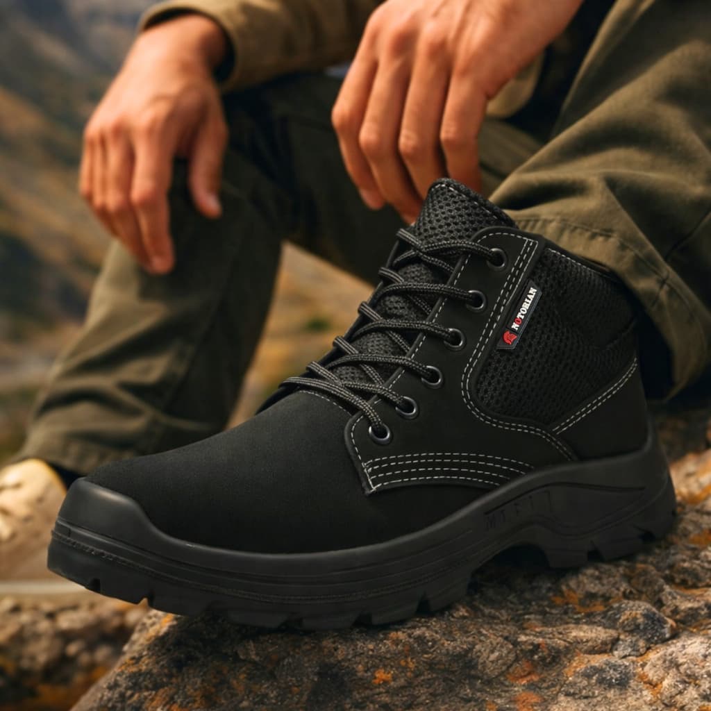 Bota Segurança Bracol Masculina Adventure Solado de Borracha Confortável
