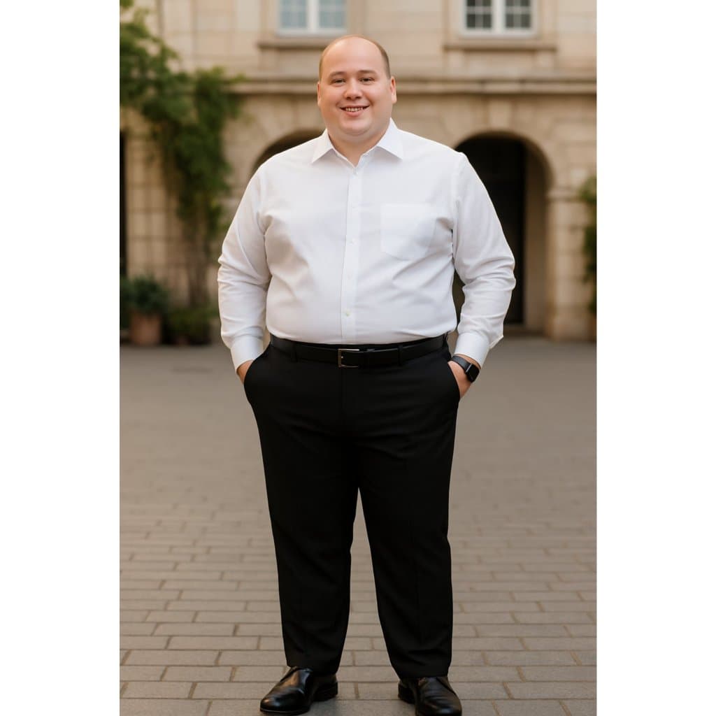 Calça Social Plus Size Masculina 50 52 54 56 58 60 – Modelo Social Básico Confortável