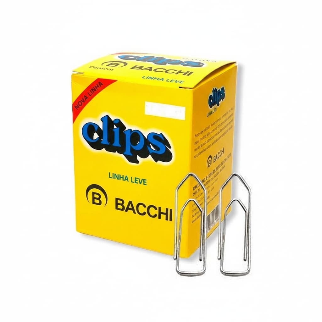 Clips Aço Galvanizado - Bacchi - Numeros - 1/0 - 2/0 - 3/0 - 4/0 - 6/0 - 8/0 - 10/0 Escolha