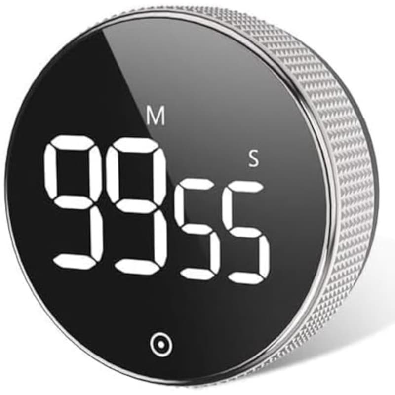 Temporizador Cronômetro Magnético Rotatório Digital Cozinha Academia Contador Regressivo