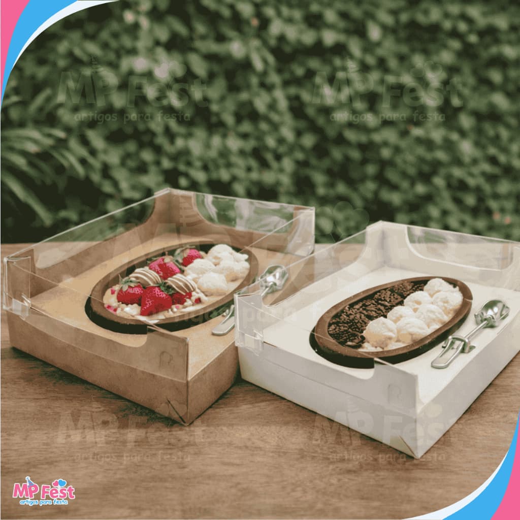 5 Caixas Ajustáveis Ovo de Páscoa 150 a 500g - Embalagem Para Ovos MF