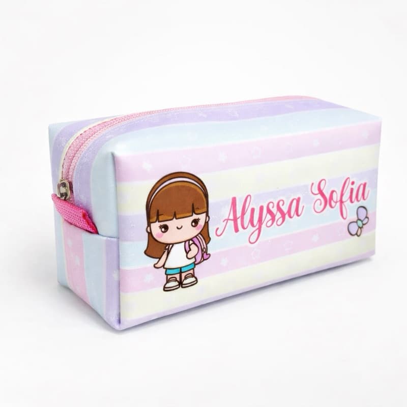 Estojo Escolar personalizado - escolha seu tema