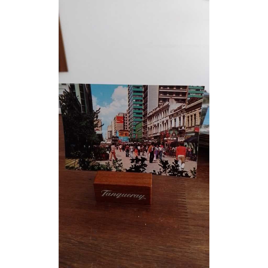 Cartão Postal Antigo - Curitiba Cidade Sorriso - Cidade das Flores