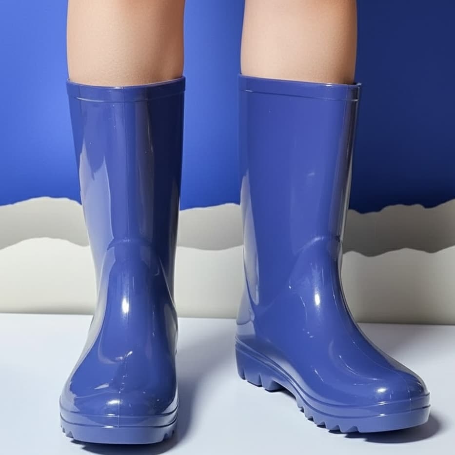 Galocha Cano Alto Infantil Unissex Várias Cores Confortável Solado Antiderrapante Promoção