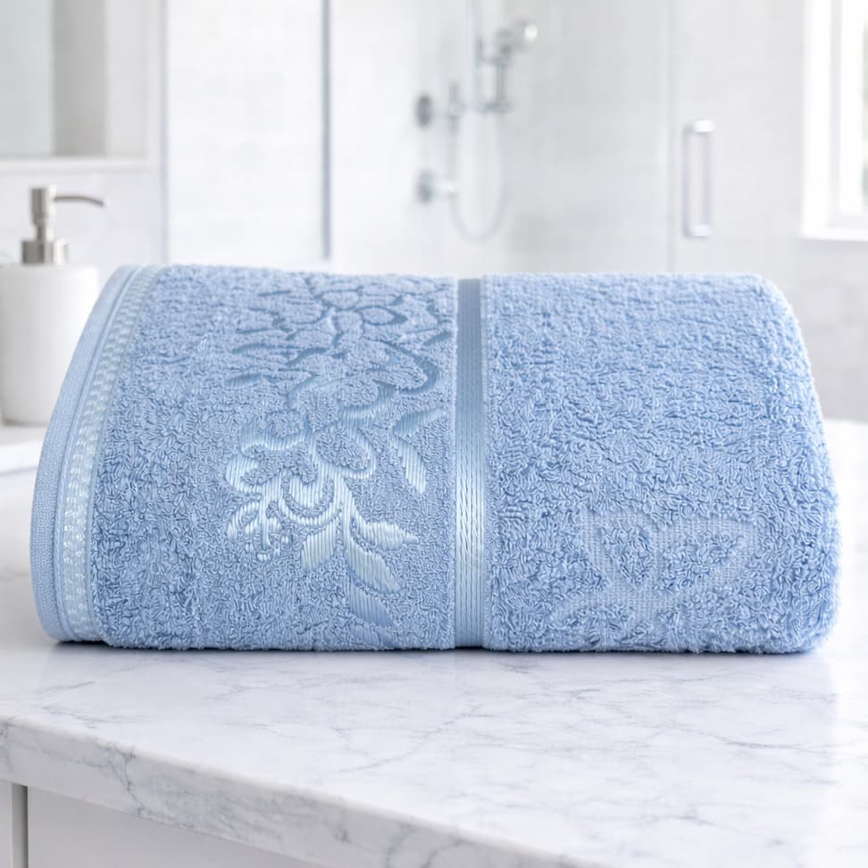 Toalha de Banho Premium 75x130cm 100% Algodao Felpauda Super Macia Floral Garden