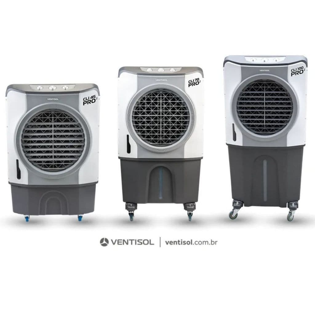 Climatizador De Ar Ventisol 70L 45L 35L 16L 127V 220V Branco Residencial/Comercial Portátil
