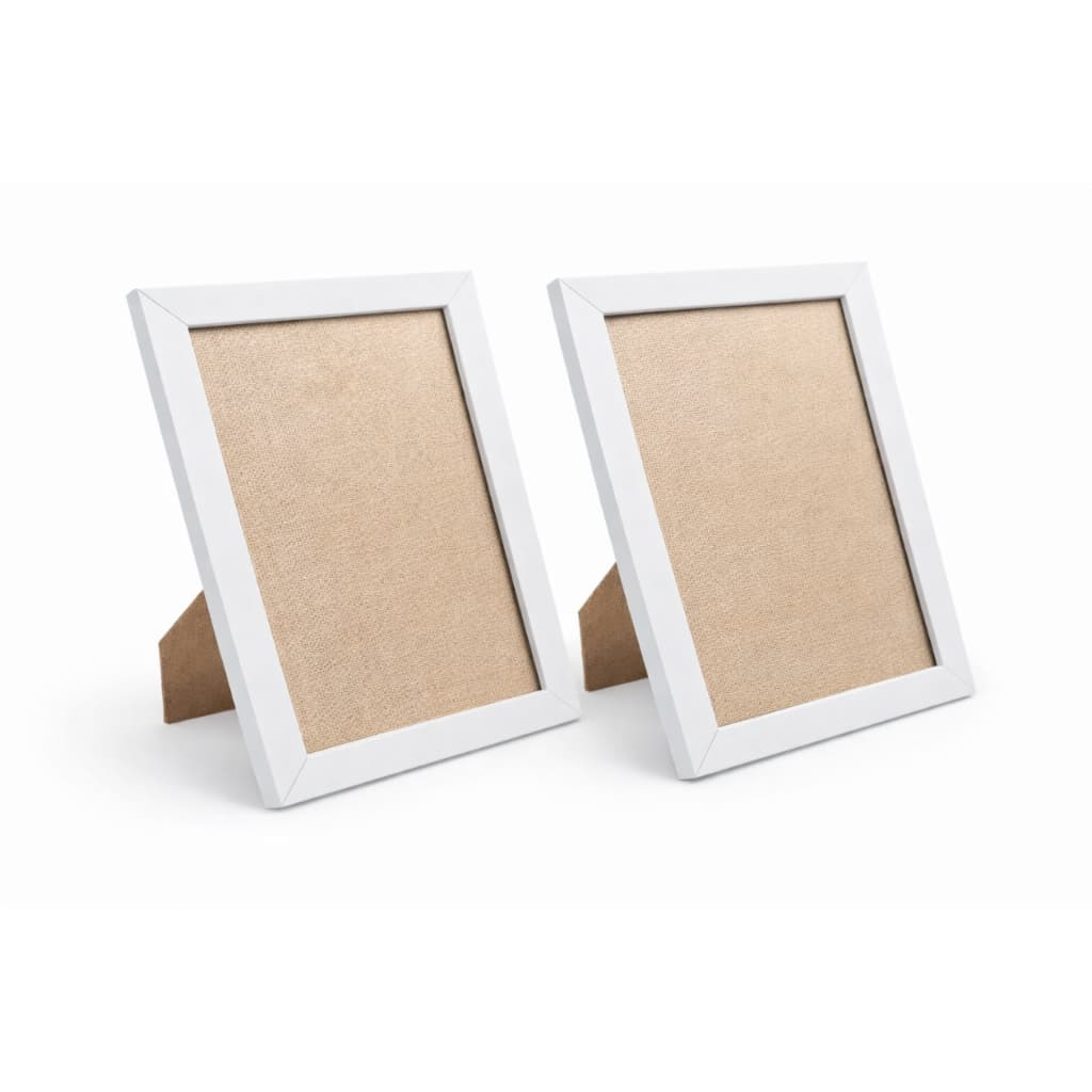 Kit com 2 Porta Retratos 15x21cm A5 para Fotos - Moldura Decorativa Parede/Mesa - MDF com Acetato