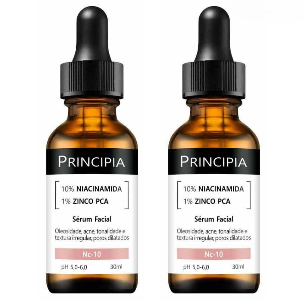 KIT1/4 Sérum Principia NC-10：10% Niacinamida | Reduz Oleosidade, Poros Fechados e Brilho