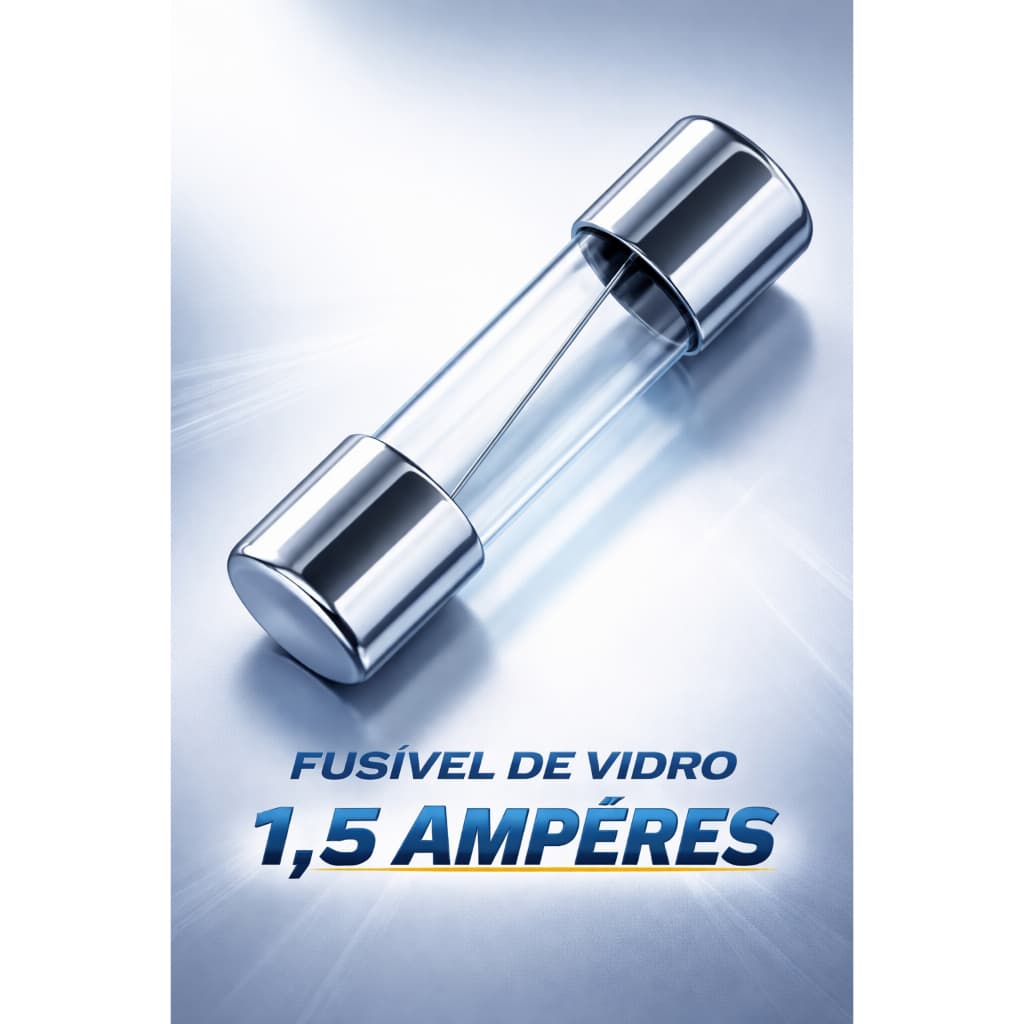 Fusível 1,5 A Pequeno – Kit com 10 Unidades | Proteção Elétrica