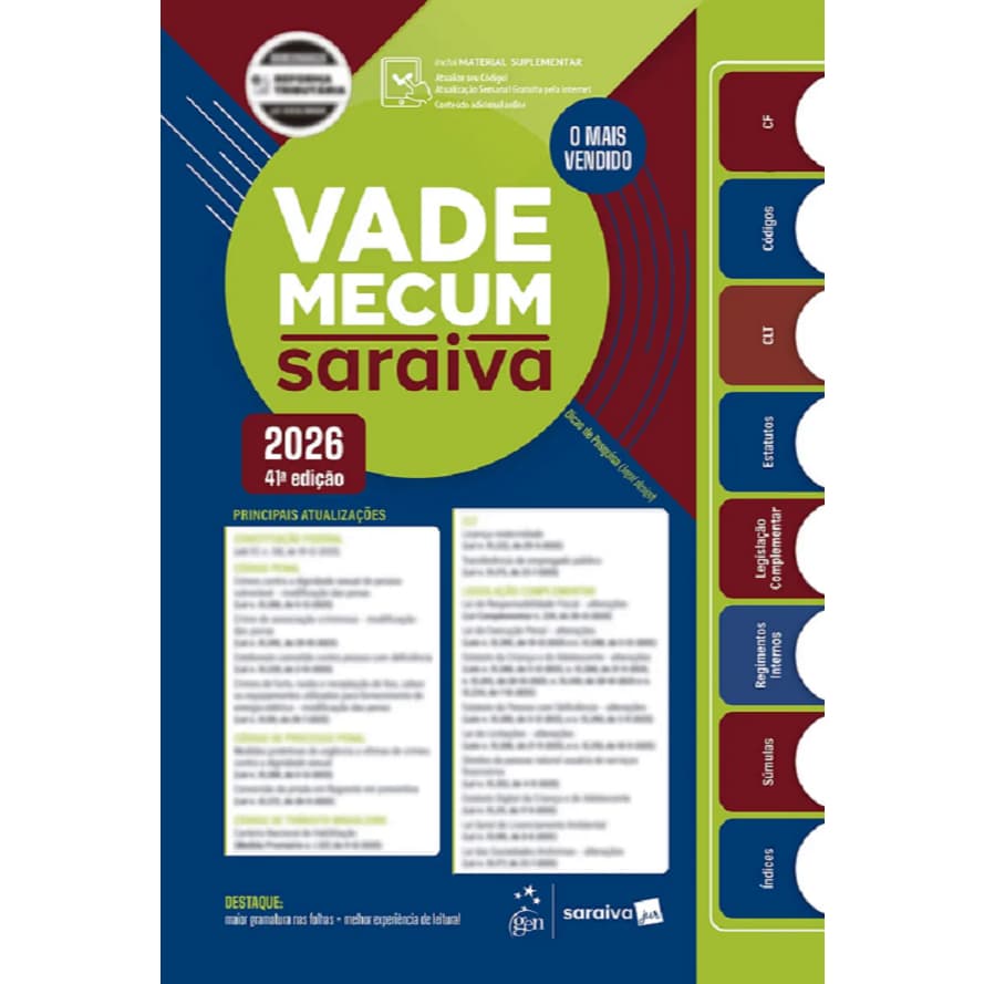 Vade Mecum Saraiva Tradicional - 41 Edição 2026