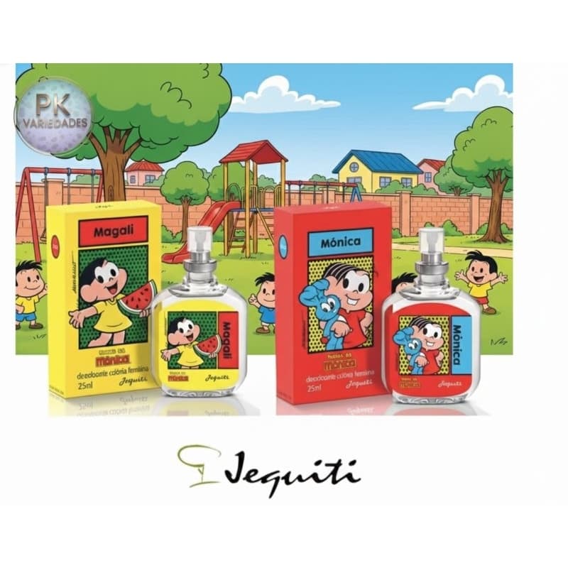 1 OU 2 UNIDADES DESODORANTE COLÔNIA TURMA DA MÔNICA, MAGALI JEQUITI 25ML
