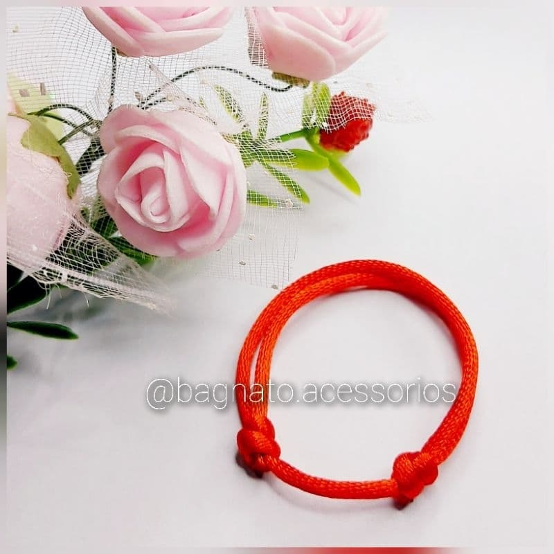 Pulseira Kabbalah de Proteção Vermelha para Bebê