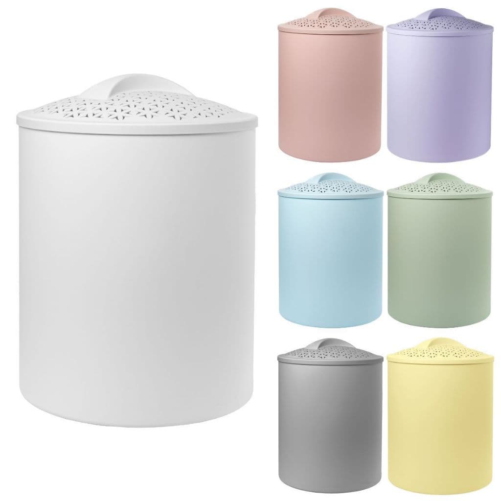 Cesto para Roupas de Bebê Antiviral Antibacteriano Quarto Enxoval Baby Mel 10L