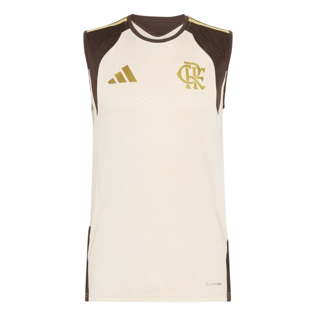 Regata Flamengo Masculina Treino Comissão Adidas 2026
