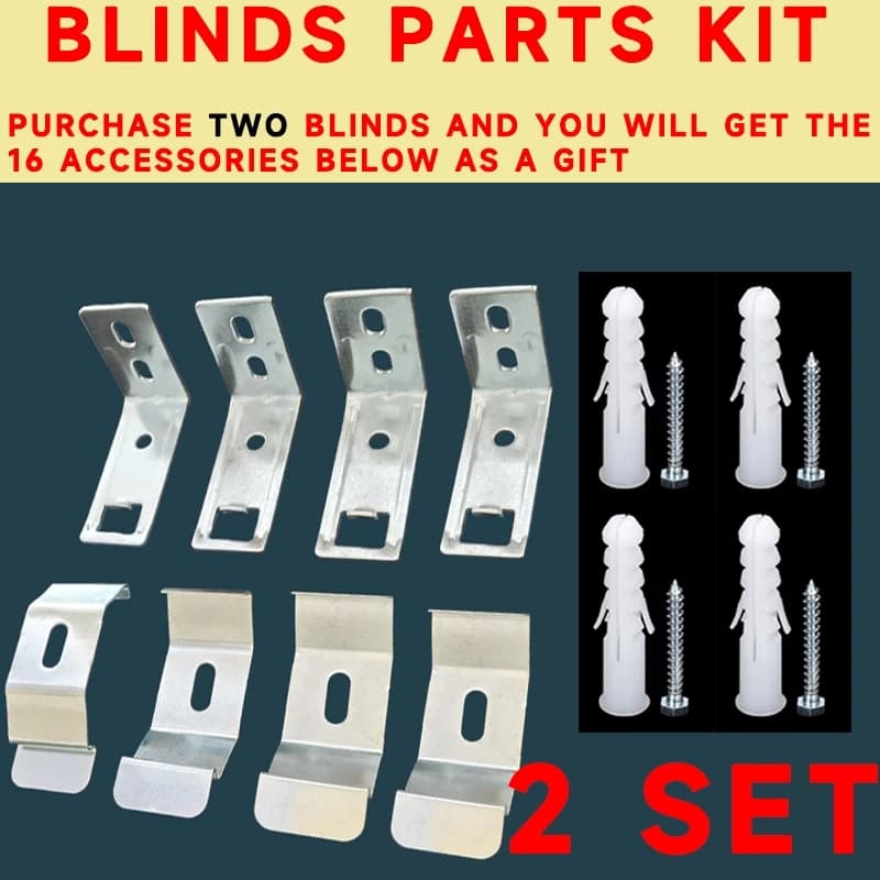 Kit De Peças Para Persianas Parafusos De Expansão De Suporte Para Persianas 8 Peças Grátis Por Conjunto De Persianas