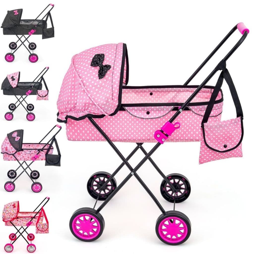 Carrinho de Boneca Reborn Veneza Alive Luxo Grande 79cm Altura