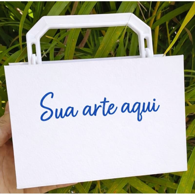 maleta personalizada com sua arte 15x10x4