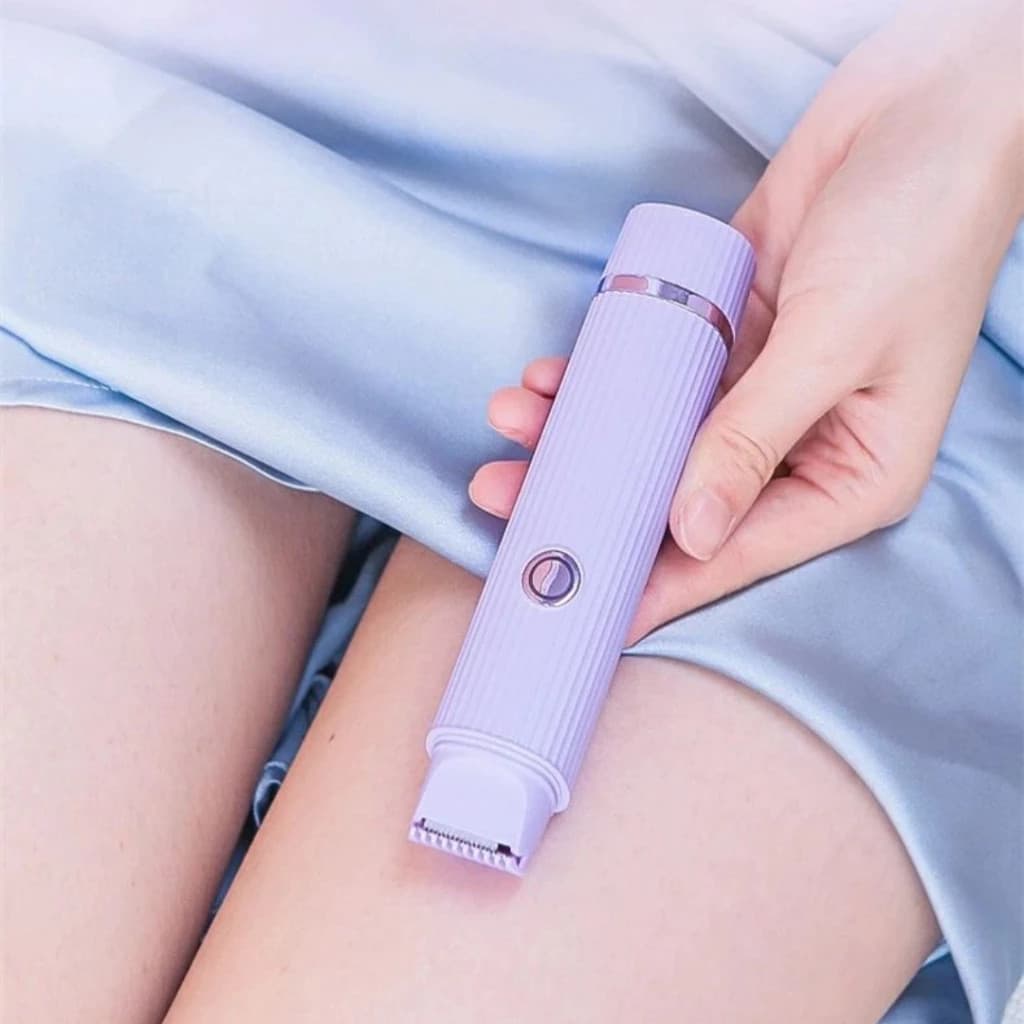 💖NOVA Versão💖 Depilador Eletrico Feminino Recarregável Removedor De Pelos Navalha Dupla
