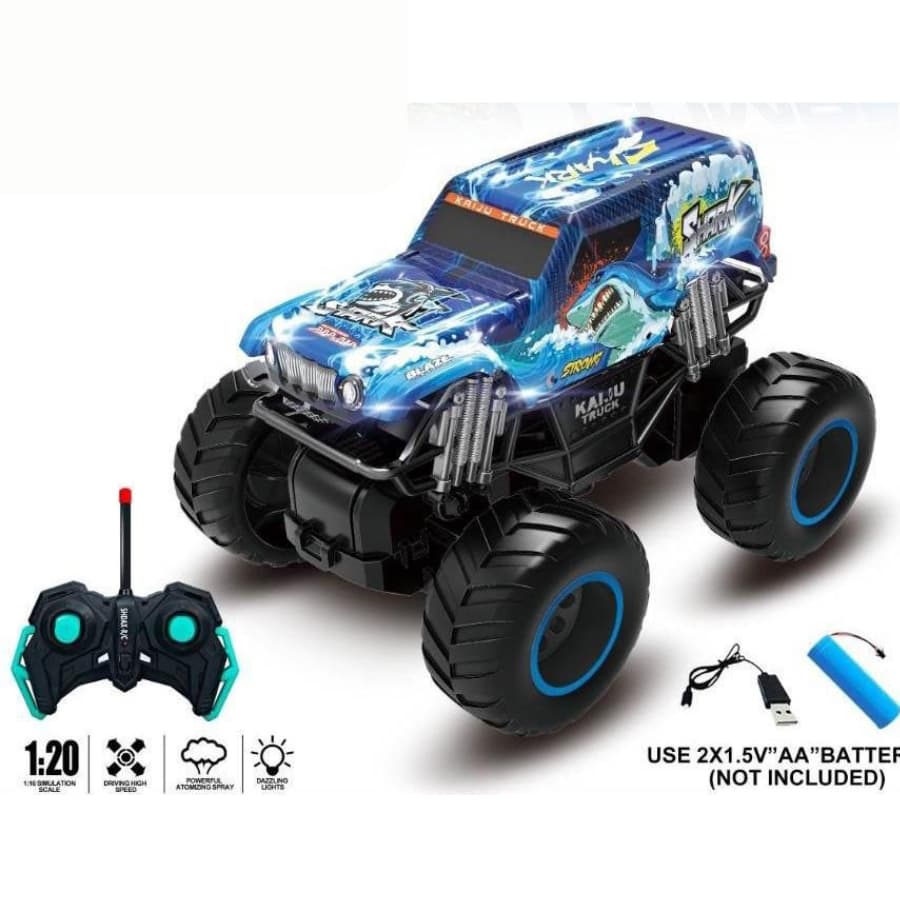 Carro de Controle Remoto Monster Truck Animais Recarregável