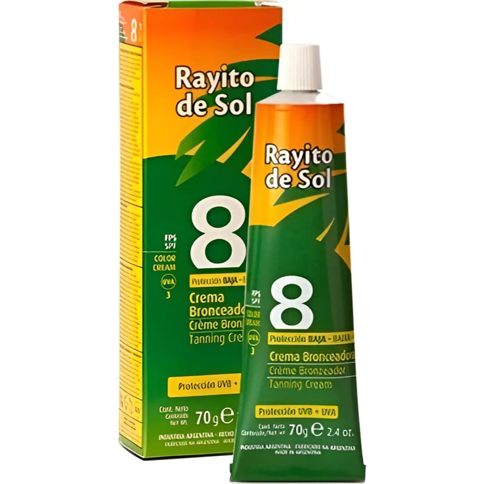 Bronzeador Rayito de Sol 70g Bisnaga - Rayito Sapolan Pote 240gr - 12x Sem Juros - Envio Imediato