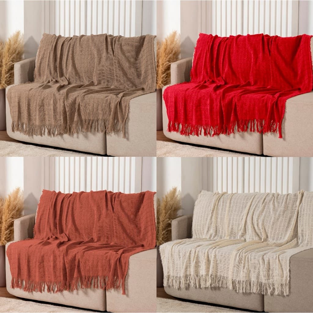 Manta Para Sofá King Gigante 2,40 x 1,70 100% Algodão Protetor Decoração