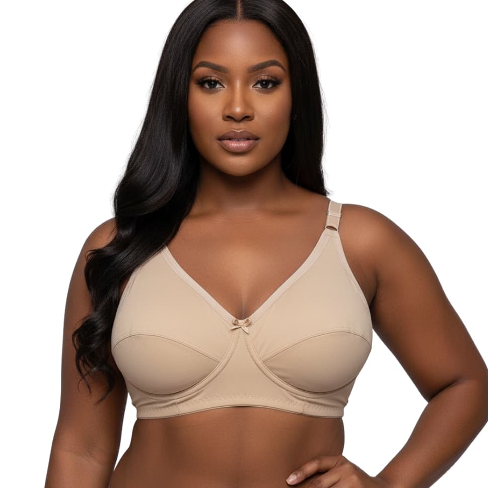 Sutiã Feminino Plus Size Sem Bojo Reforçado Alta Compressão Com Aro Confort | Green Look