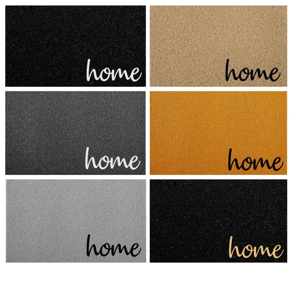 Tapete Capacho Vinil Antiderrapante 30x70cm/ 40x60cm/ 40x75cm Porta de Entrada Alta Qualidade