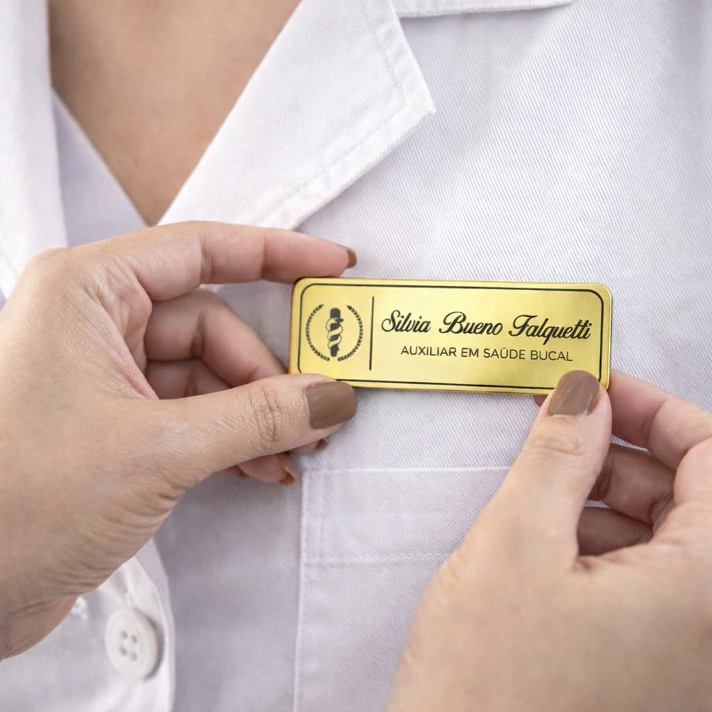 Cracha Botton Magnético - Modelo Magnético - Acrílico - Personalizado