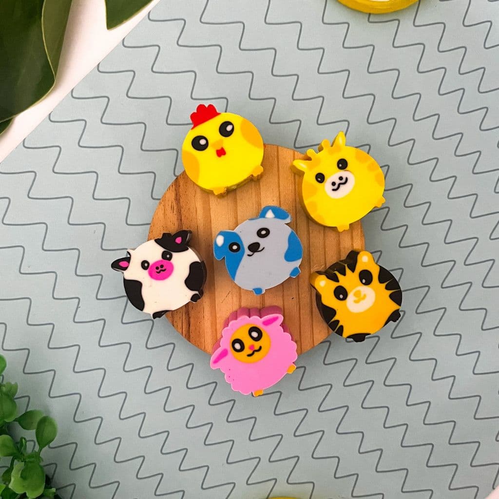 Borracha Ponteira Divertida Fazendinha - Yin's