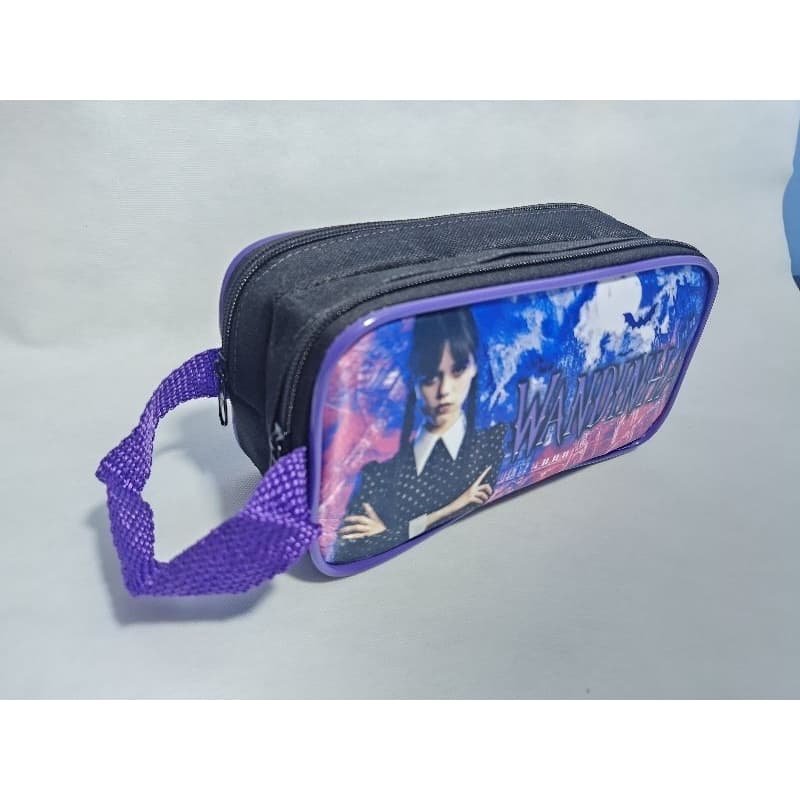 Estojo Escolar Infantil Duplo com Alça - 2 Divisórias  Personagens menino e menina ENVIO IMEDIATO