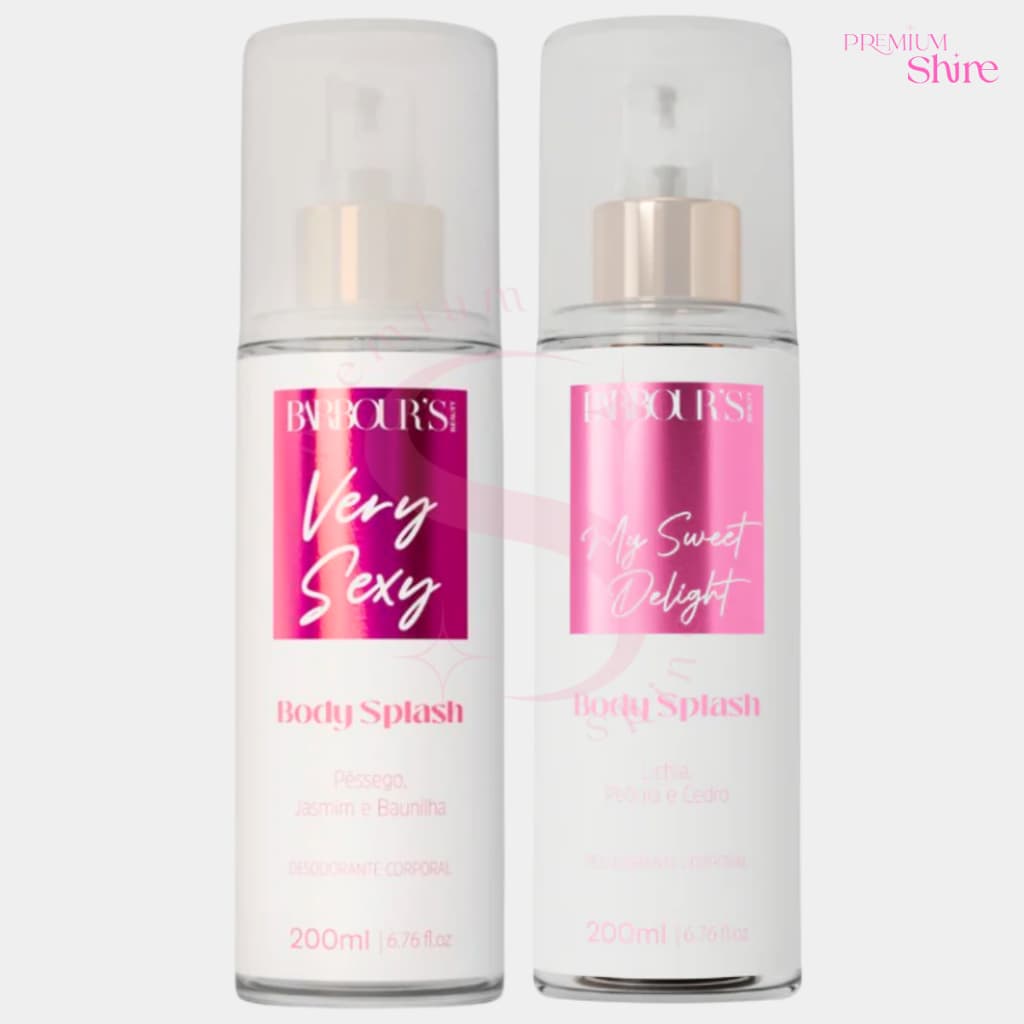 Body Splash My Sweet Delight + Very Sexy Barbour's Beauty 200ml - Kit 02 Desodorante Corporal