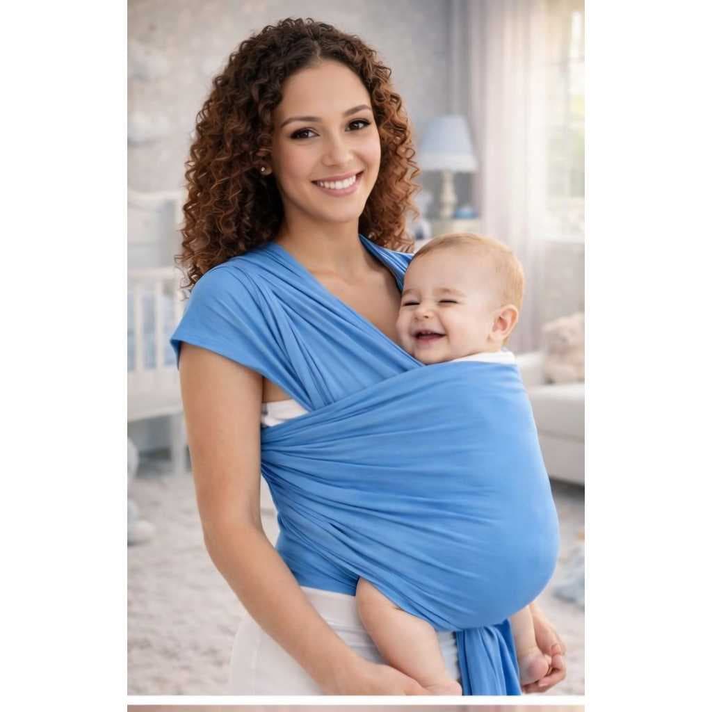 BABY SLING WRAP SLING BEBÊ MAMÃE CANGURU CONFORTÁVEL E ERGONÔMICO MUITO SEGURO E PRÁTICO PARA LAVAR