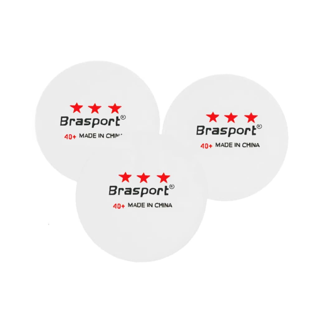 Bolinha de Ping Pong Tênis de Mesa c/ 3 Unidades Profissional Alto Impacto Iniciante 3 Estrelas