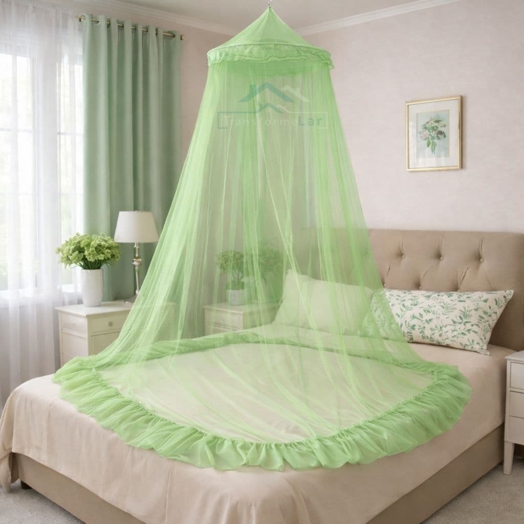 Mosquiteiro Teto Casal Queen Box com Elástico Oferta