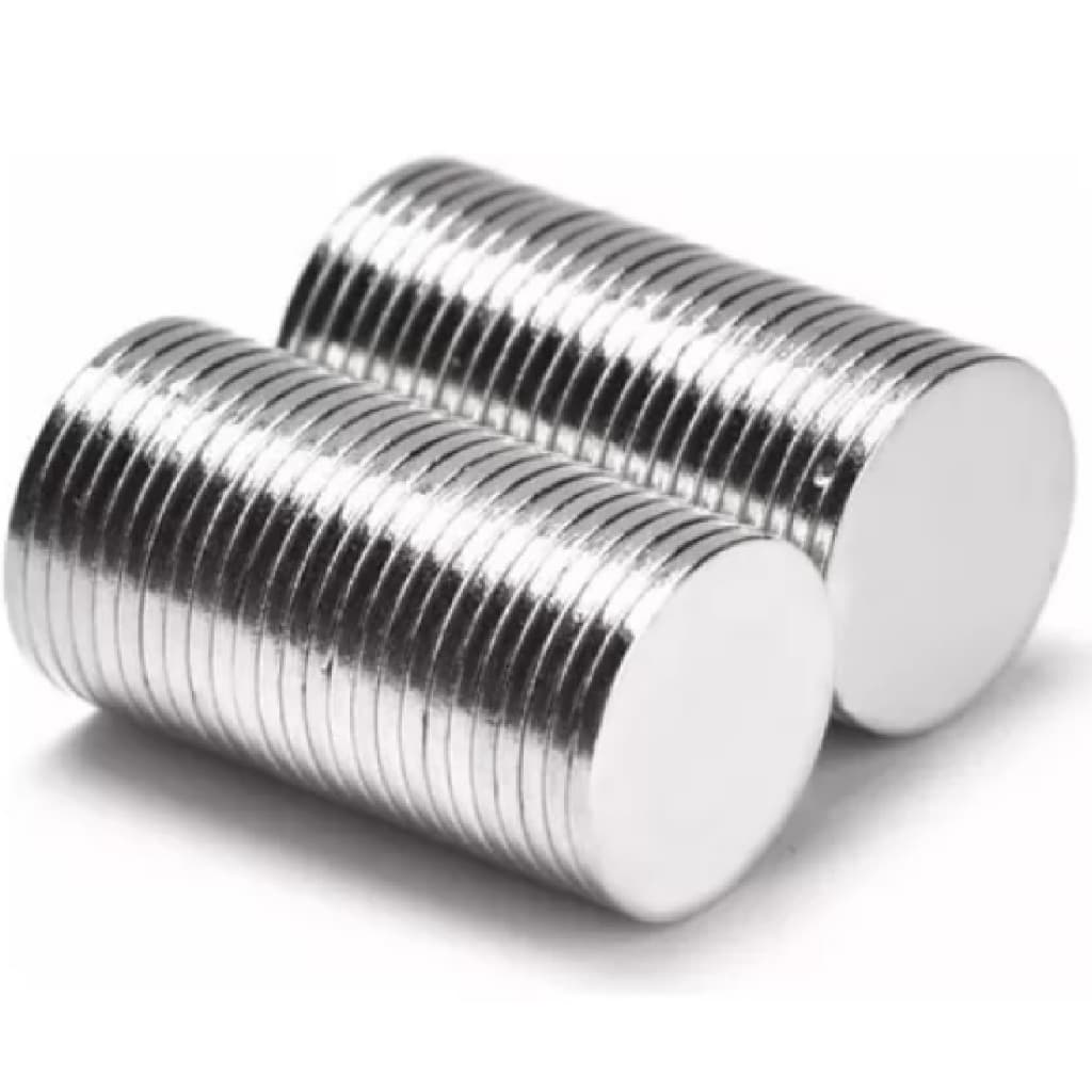 Ima Neodímio Super Imas Disco 10x1 Mm suporta 500 gr 50 Pçs
