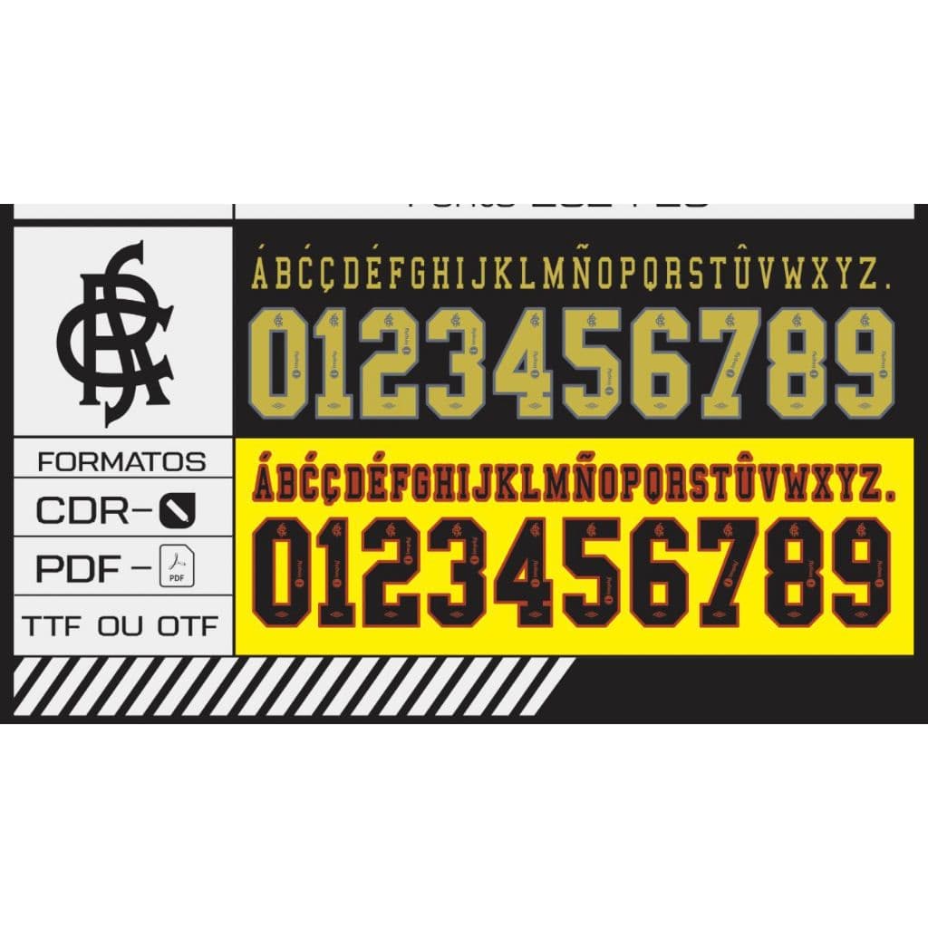 Personalização Nome e Número Termocolante Para camisa de time sport