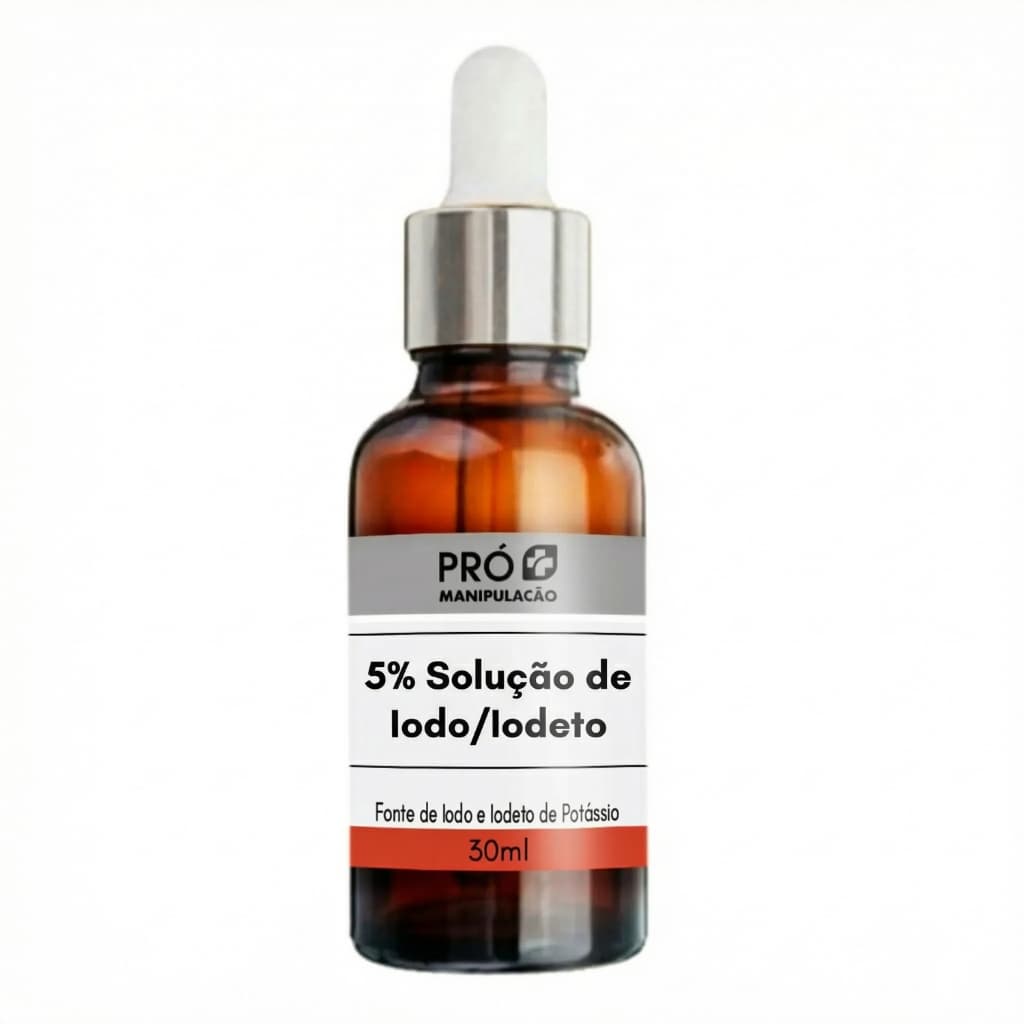 Solução Iodo/Iodeto 5% 30 ML - Original