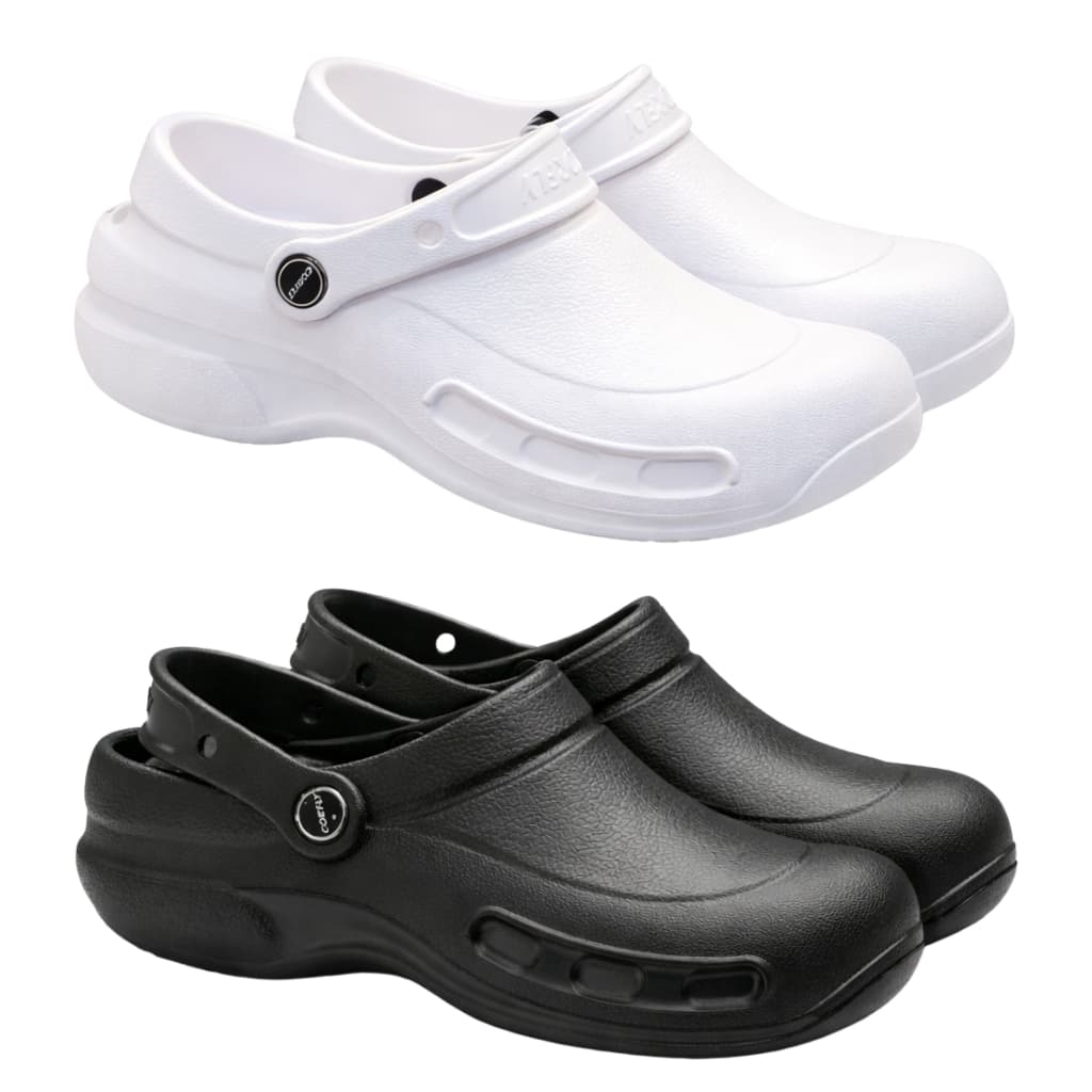 Sapato Babuche EVA Fechado Confortável Trabalho Profissional Medicina Enfermagem Cozinha Limpeza