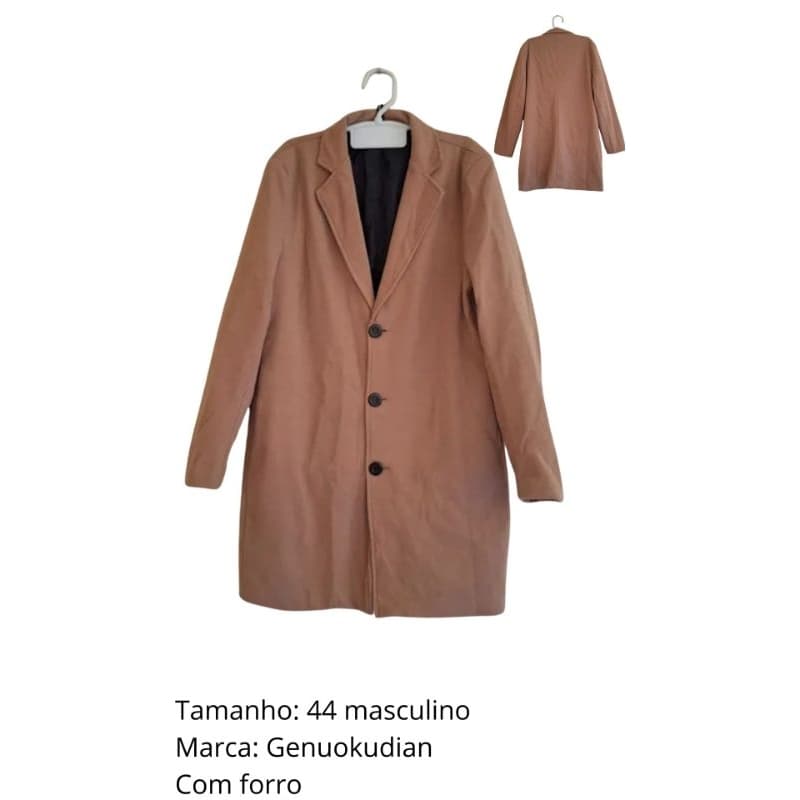 casaco de frio masculino blazer brechó