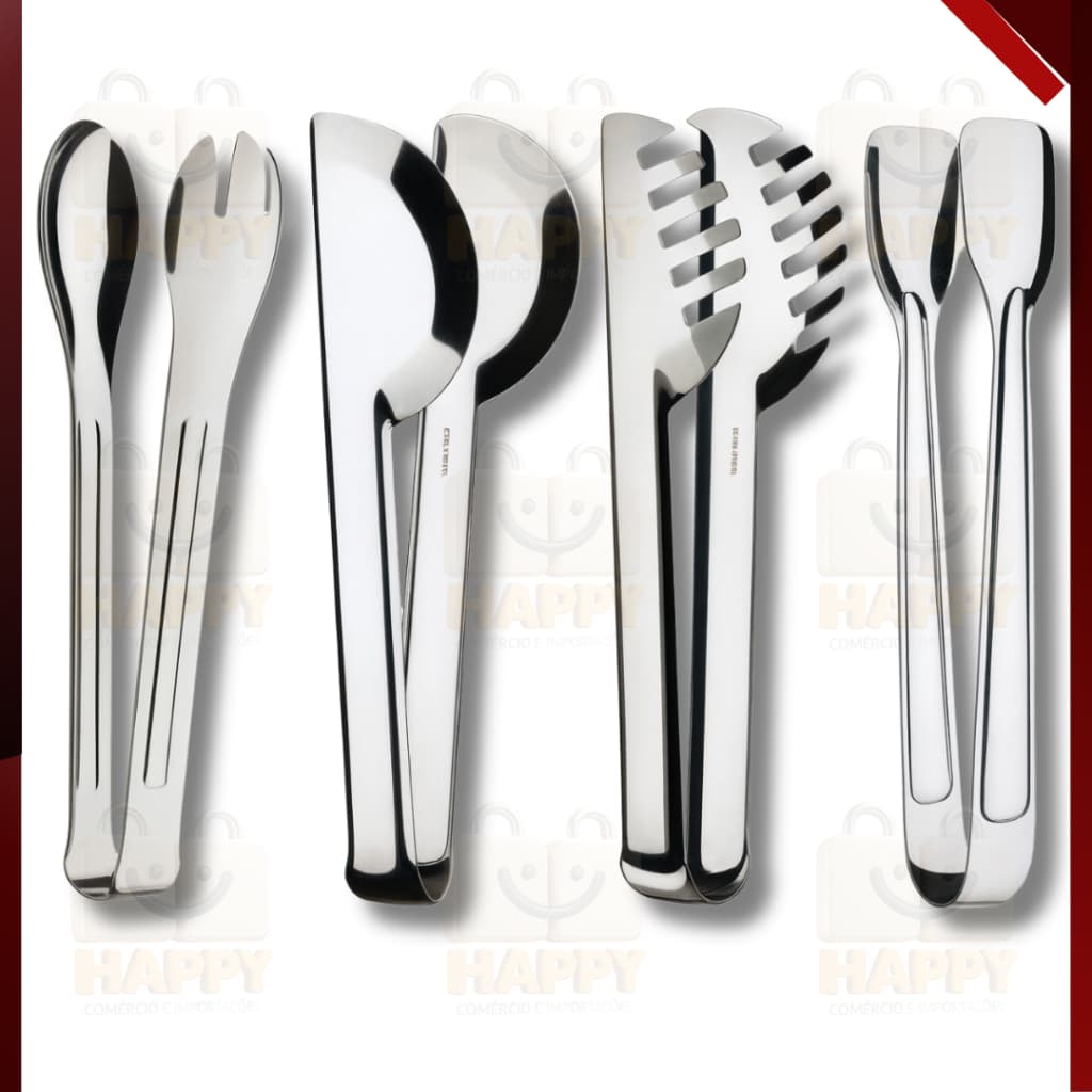 Kit Pegador Universal Pegador de Massas Pegador de Salada Pegador Frios Utensílios Para Cozinha Inox