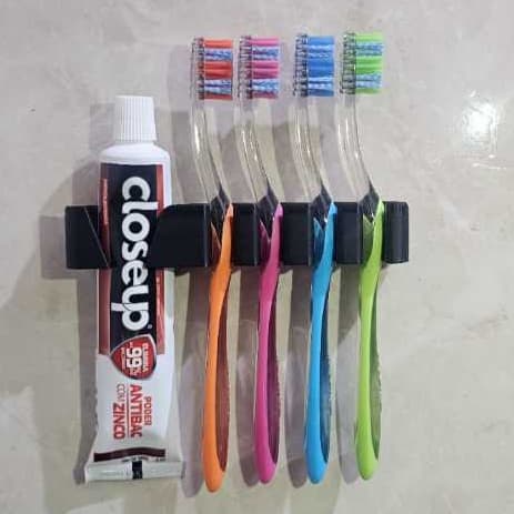 suporte para escova de dente e pasta
