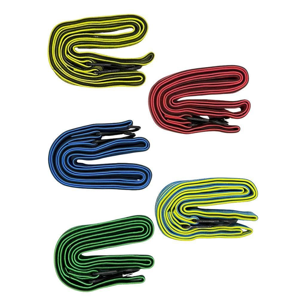 Kit 2/3 Cordas Elásticas 2m com Gancho Metal Grosso - Extensor para Mala e Bagagem