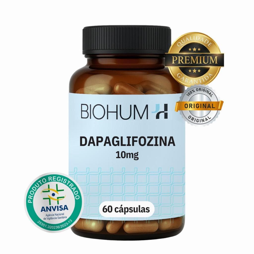 Dapagliflozina 10mg - 60 cápsulas