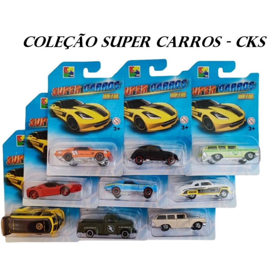 Miniaturas Super Carros - CKS - Escala Aproximada: 1/64