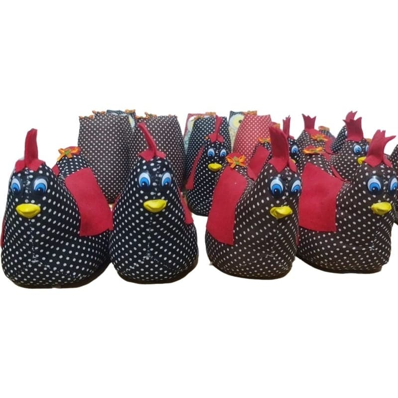 kit 3 galinha PP peso de porta