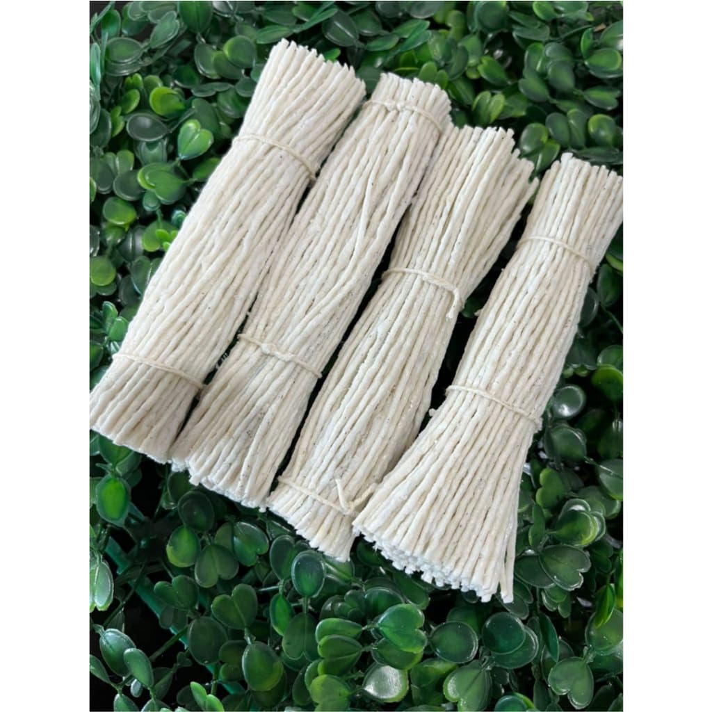 1000 Pavios Finos 11,5cm a 12cm Parafinados para Velas Decorativas e Artesanais