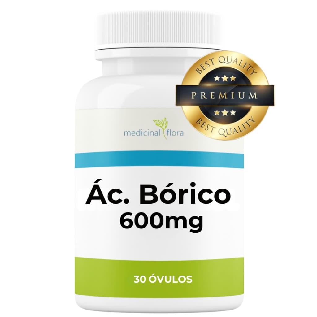 Ác. Bórico 600mg Higiene Íntima - 30 Óvulos