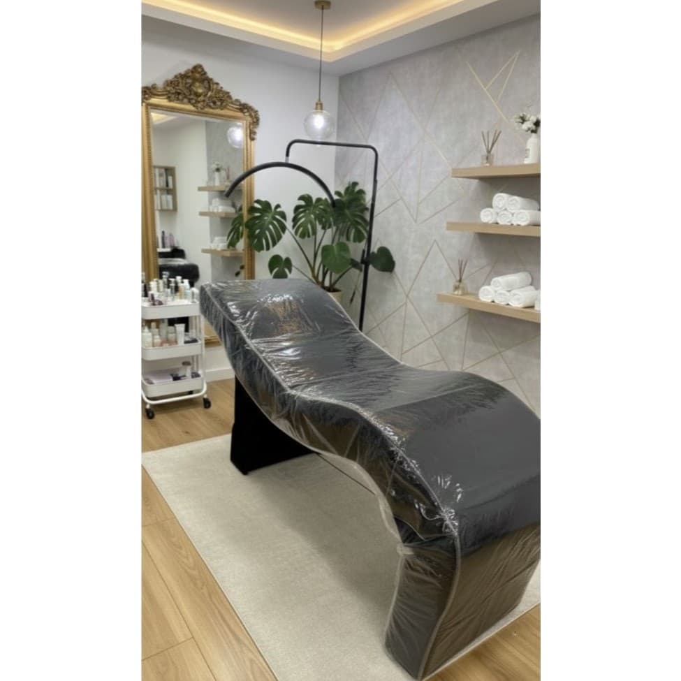 Capa de Proteção Transparente para Maca de Estética, Massagem e Fisioterapia