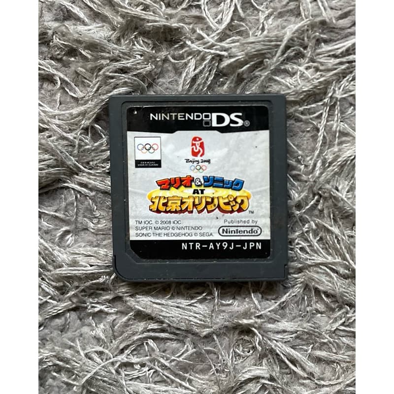 MARIO & SONIC AT THE OLYMPIC GAMES - NINTENDO DS - JOGO ORIGINAL - JAPONES