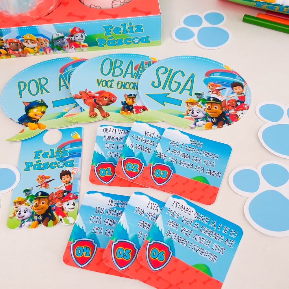 CAÇA AOS OVOS ESPECIAL DE PÁSCOA PATRULHA CANINA– BRINCADEIRA CHOCOLATE ALEGRIA PÁSCOA DIVERSÃO